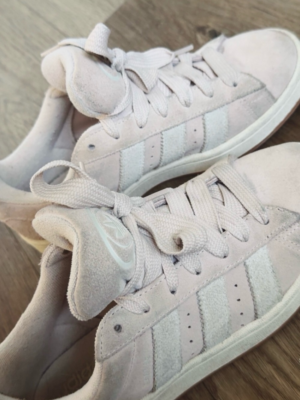 adidas Campus Sneakers in Pale Pink